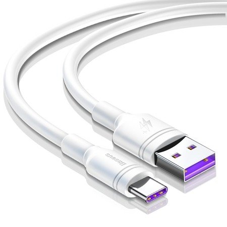 Baseus Double-ring / Kabel USB - Type-C Huawei SuperCharge 5A Quick Charge 3.0 50cm EOL